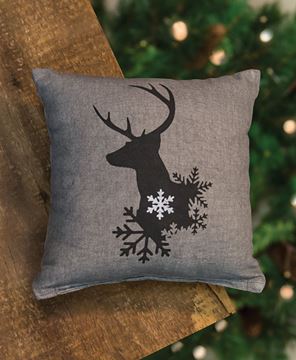 Picture of Reindeer Pillow, 10"
