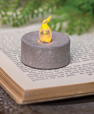 Picture of Cement Look Timer Tealight