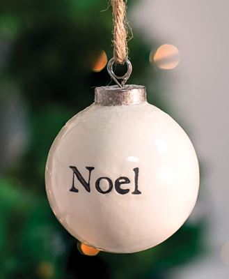Picture of Noel White Ceramic Ornament