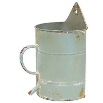 Picture of Rustic Blue Watering Can Flower Holder