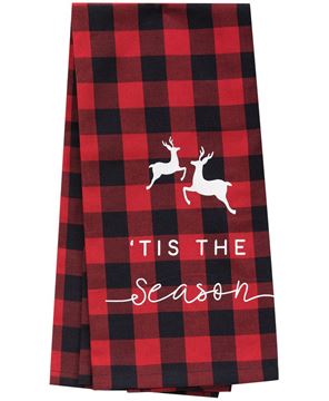 Picture of Red Buffalo Check Tis The Season Towel