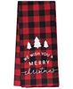 Picture of Red Buffalo Check Merry Christmas Towel