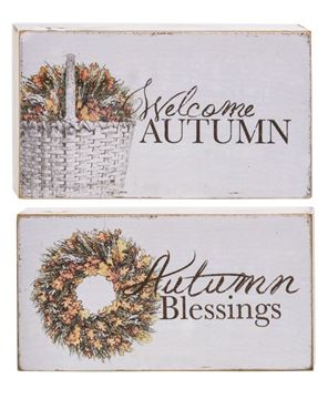Picture of Welcome Autumn Block, 2/Set