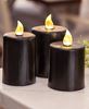 Picture of Black Gloss Pillar Candle, 2.5" x 4"