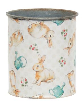 Picture of Vintage Bunny Metal Can