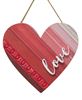 Picture of Love Wooden Heart Hanger