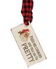 Picture of Christmas Present Wooden Gift Tags, 4/Set