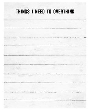 Picture of Overthink Notepad