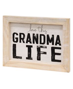 Picture of Grandma Life Framed Sign