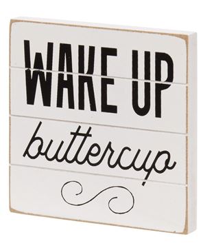 Picture of Good Morning Shiplap Block Sign, 3/Set