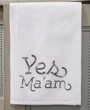 Picture of Yes, Ma'am Dish Towel