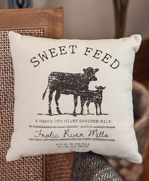 Picture of Sweet Feed Farmhouse Pillow