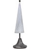 Picture of Distressed White Metal Christmas Cone Tree - 13.5"H