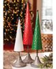 Picture of Distressed Red Metal Christmas Cone Tree - 18"H