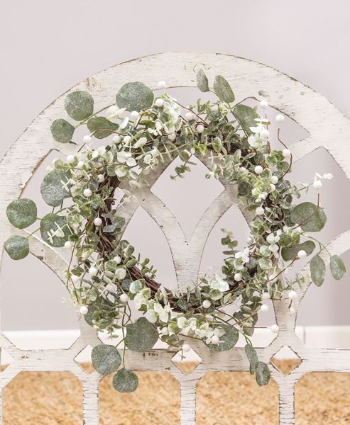 Picture of Glitter Frosted Eucalyptus Wreath