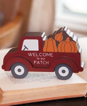 Picture of Pumpkin Patch Red Truck Chunky Sitter
