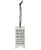Picture of Yoga Pants and Best Friends Wine Tag, 3/Set