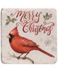 Picture of Christmas Cardinals Resin Coasters, 4/Set