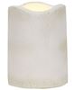 Picture of White Textured Timer Pillar - 3" x 4"