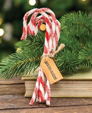 Picture of Sparkle Chenille Candy Canes, 6/Set