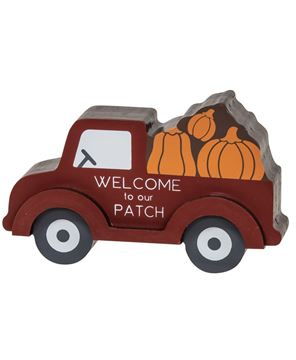 Picture of Pumpkin Patch Red Truck Chunky Sitter