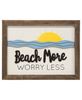 Picture of Beach More Worry Less Frame