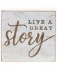 Picture of Live A Great Story Square Blocks, 3/Set