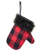 Picture of Black & Buffalo Check Mitten Gift Pocket