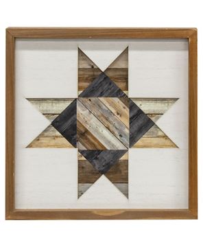 Picture of Framed Natural Barn Quilt