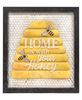 Picture of Home Is With Your Honey Framed Metal Sign