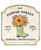 Picture of Local Flower Market Open Daily Metal Sign
