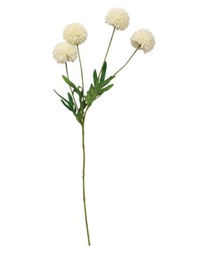 Picture of Chrysanthemum Pompom Ball Spray, 23", White