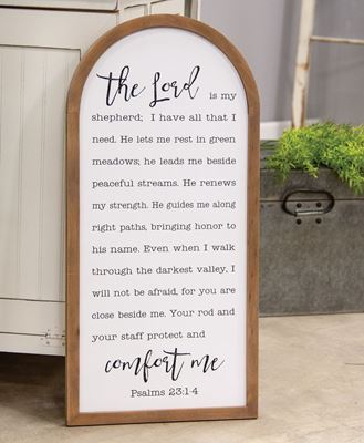 Picture of Psalm 23 Arch Sign