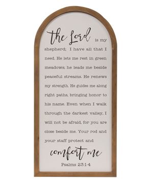 Picture of Psalm 23 Arch Sign