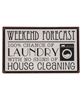Picture of Weekend Forecast Metal Sign