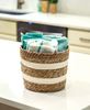 Picture of Jute & Cotton Round Basket, 8"H
