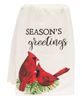 Picture of Season's Greetings Cardinal Dish Towel