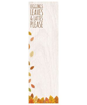 Picture of Leggings Leaves & Lattes Please Long Notepad