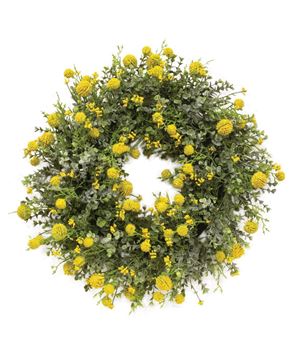 Picture of Garden Bliss Wreath, Yellow