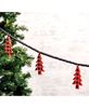 Picture of Buffalo Check Christmas Trees Beaded Garland