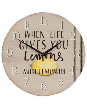 Picture of When Life Gives you Lemons Clock