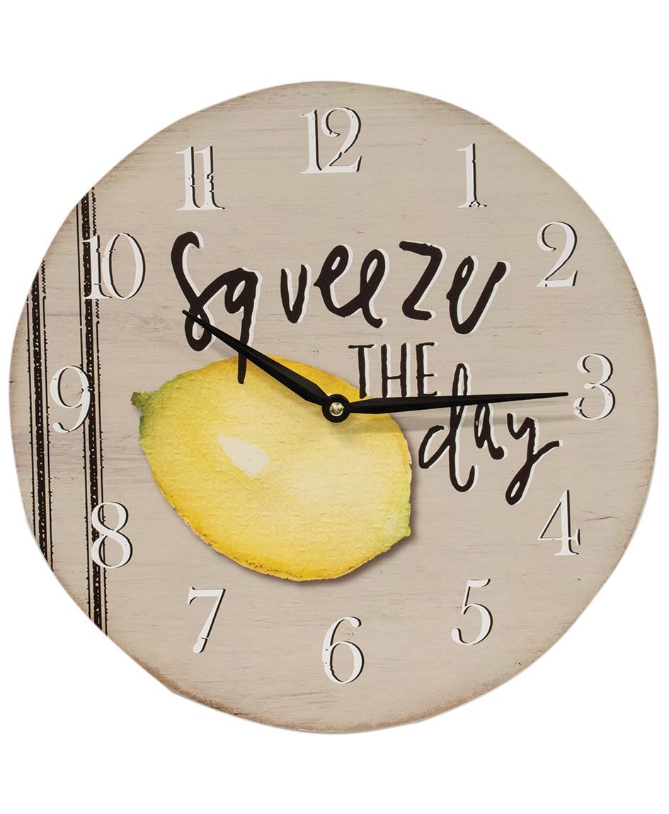 Col House Designs - Retail| Squeeze the Day Clock