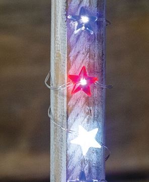 Picture of LED Patriotic Mini Star Lights, 20ct