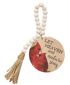 Picture of Heaven & Nature Cardinal Beaded Tag Ring