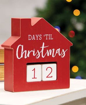 Picture of Days Til Christmas House Countdown Calendar
