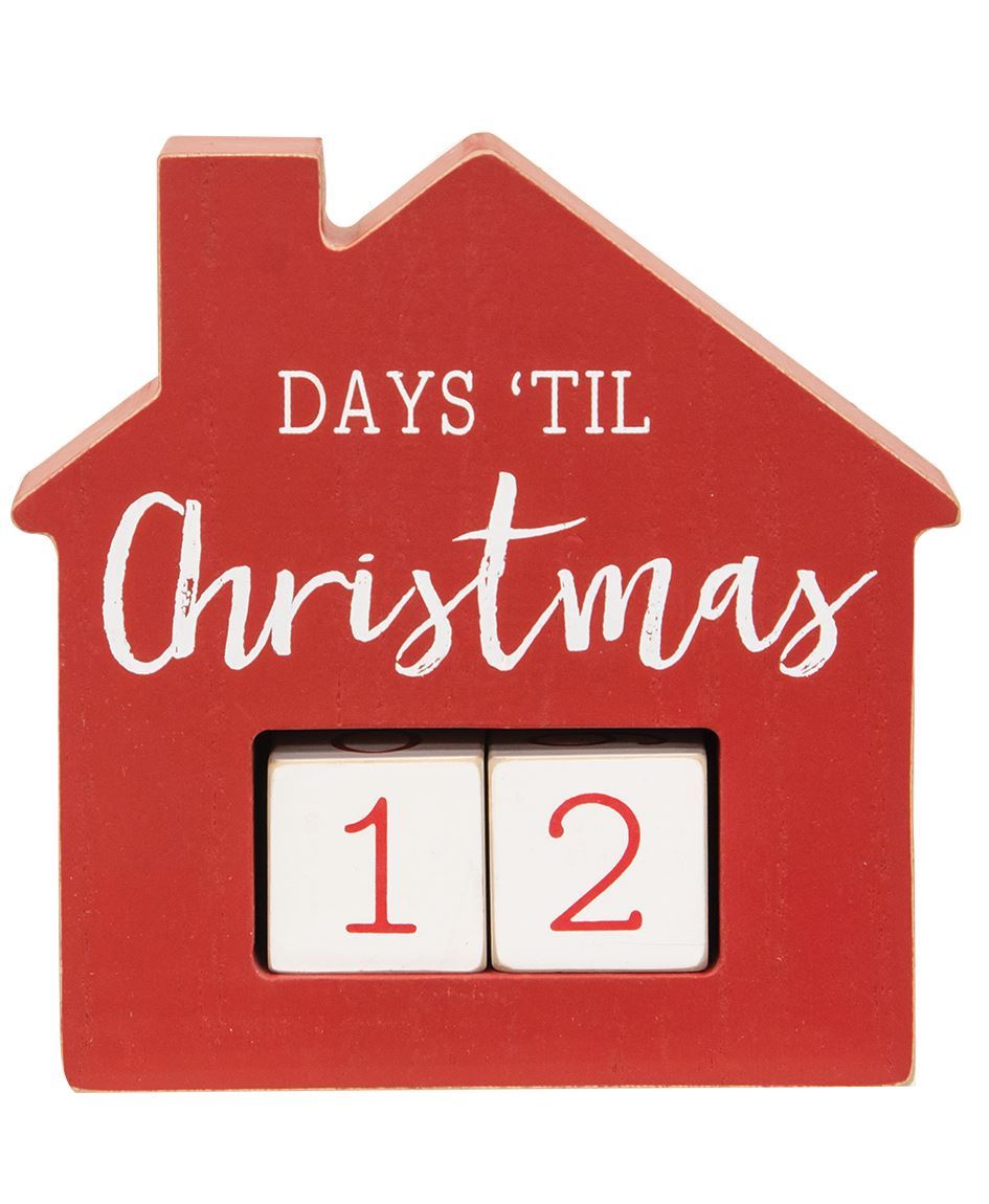 Col House Designs Retail Days Til Christmas House Countdown Calendar