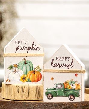 Picture of Happy Harvest Chunky House Sitter with Pumpkin Truck
