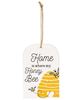 Picture of Home Is Where My Honey Bee Wooden Tag