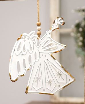 Picture of Shabby Chic Metal Angel Ornament