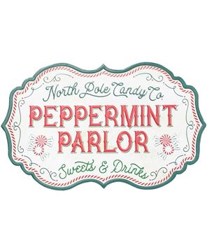 Picture of Peppermint Parlor Metal Sign